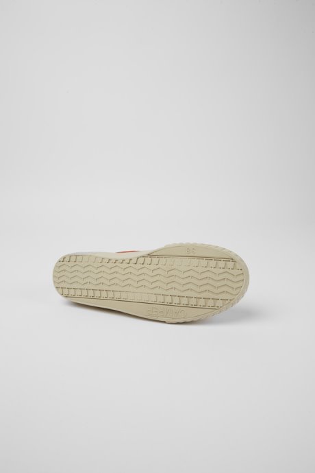 Camaleon Red Recycled Cotton Sneakers For Women Exclusive Camper