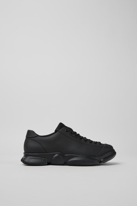 Karst Black Leather Shoes For Women Exclusive Camper