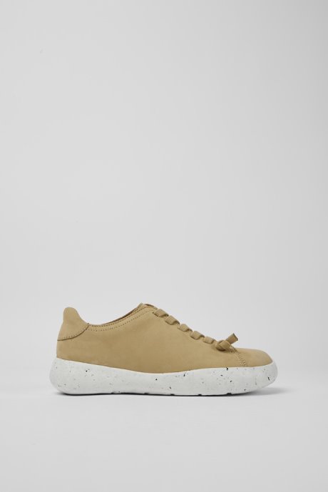 Exclusive Camper Peu Stadium Beige Nubuck Sneakers For Women