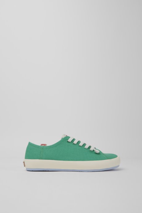 Camper Peu Rambla Green Recycled Cotton Sneakers For Women New Arrivals