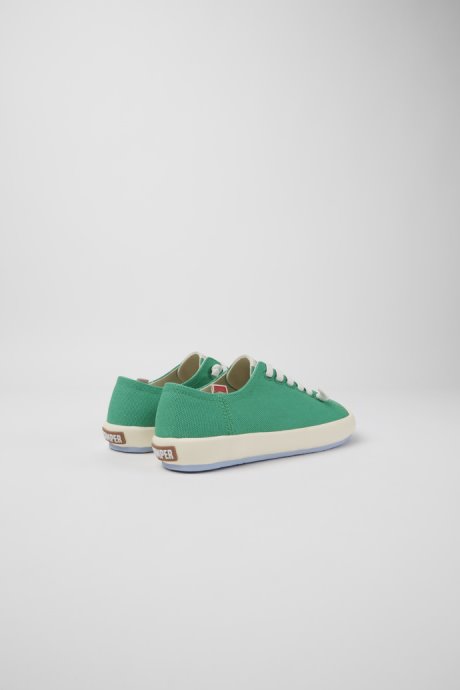 Camper Peu Rambla Green Recycled Cotton Sneakers For Women New Arrivals