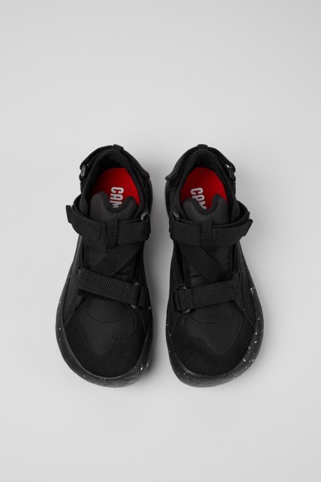 Peu Stadium Black Semi-Open Sneakers For Women Exclusive Camper