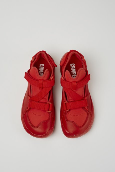 Camper Peu Stadium Red Semi-Open Sneakers For Women New Arrivals