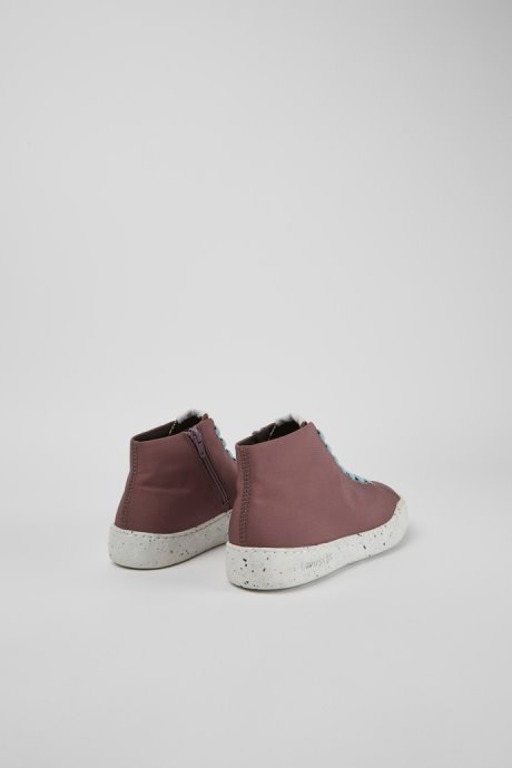 Design Peu Touring Purple Textile Ankle Boots Camper