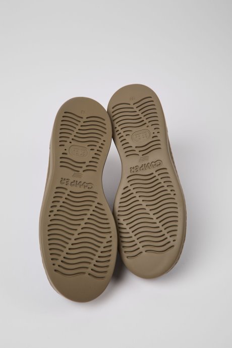 Camper Design Runner Up Blue Recycled Leather Sneakers For Women