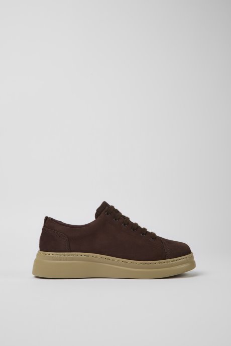 Runner Up Brown Nubuck Sneakers For Women Camper New Arrivals