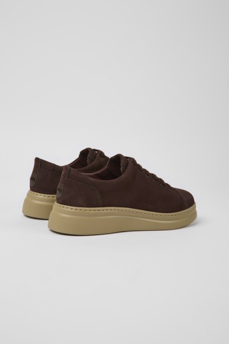 Runner Up Brown Nubuck Sneakers For Women Camper New Arrivals