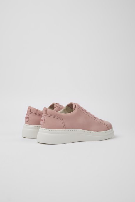 Runner Up Pink Leather Sneakers For Women Exclusive Camper