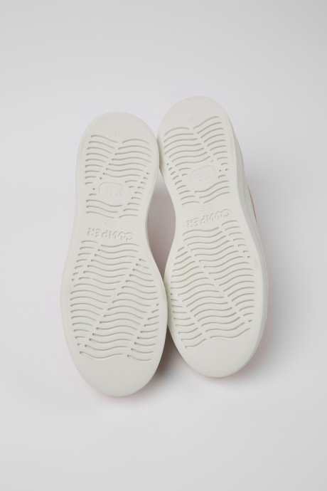 Runner Up Pink Leather Sneakers For Women Exclusive Camper