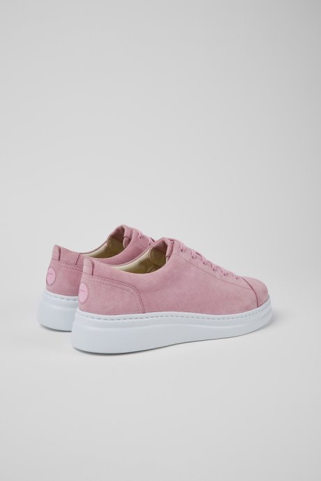 Runner Up Pink Nubuck Sneakers For Women Camper New Arrivals