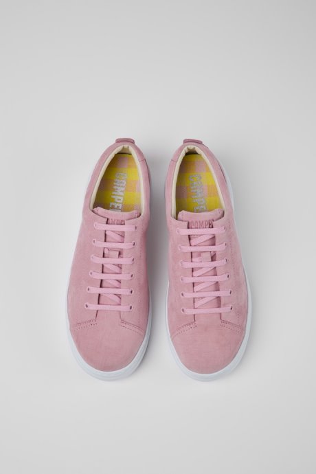 Runner Up Pink Nubuck Sneakers For Women Camper New Arrivals