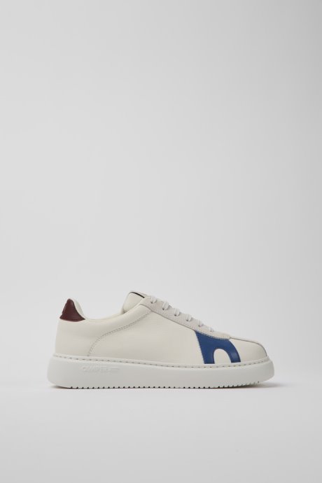 Twins White Leather And Suede Women's Sneakers Exclusive Camper