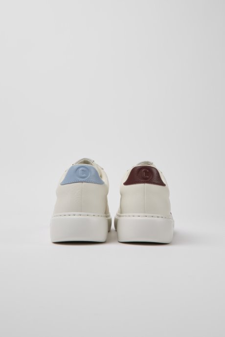 Twins White Leather And Suede Women's Sneakers Exclusive Camper