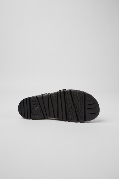 Camper Oruga Black Pink And Green Leather Sandals For Women New Arrivals