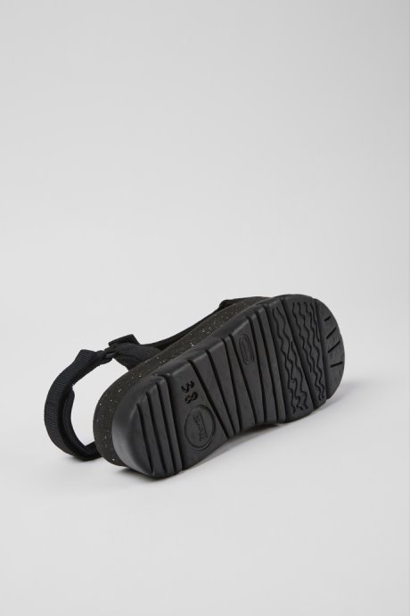 Exclusive Camper Oruga Up Black Recycled Pet Sandals For Women