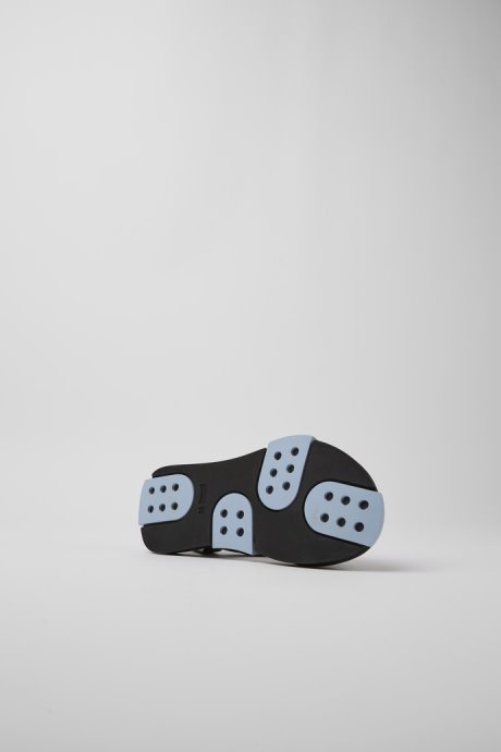 Camper Set Black Leather And Recycled Pet Sandals For Women New Arrivals