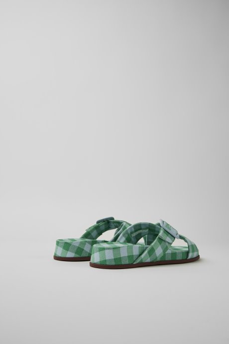 Design Atonik Blue And Green Sandals For Women Camper