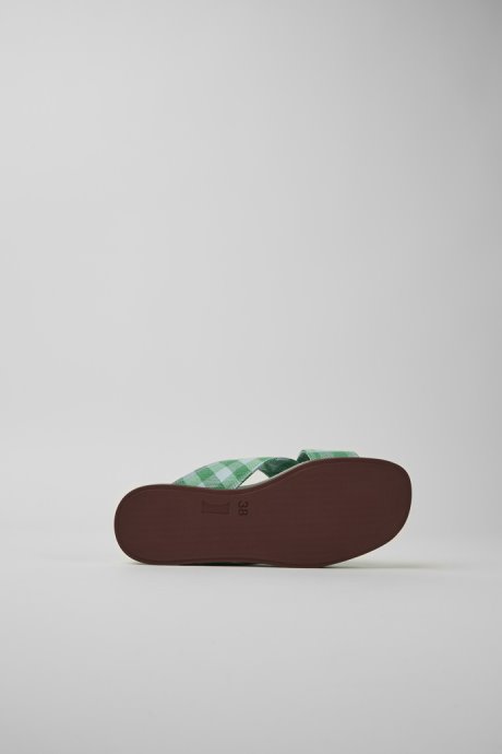 Design Atonik Blue And Green Sandals For Women Camper