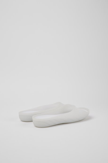 Design Wabi White Monomaterial Sandals For Women Camper