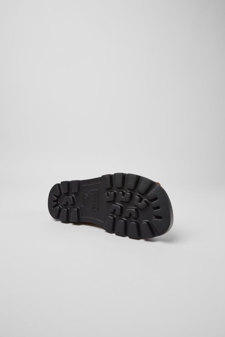 Camper Design Brutus Sandal Red Leather Sandals For Women