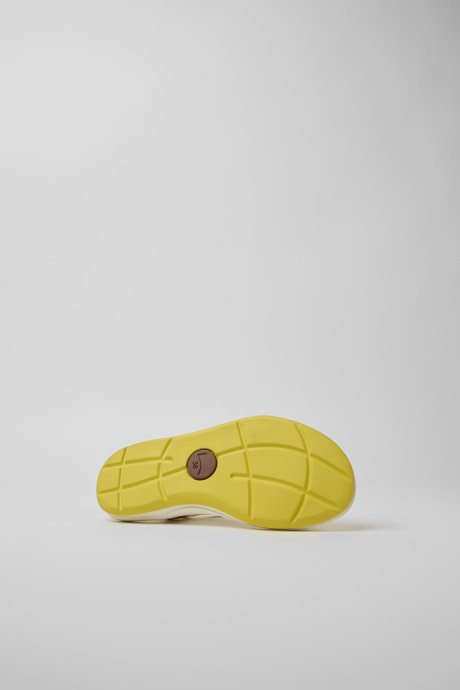 Exclusive Camper Match Yellow White And Brown Sandals For Women