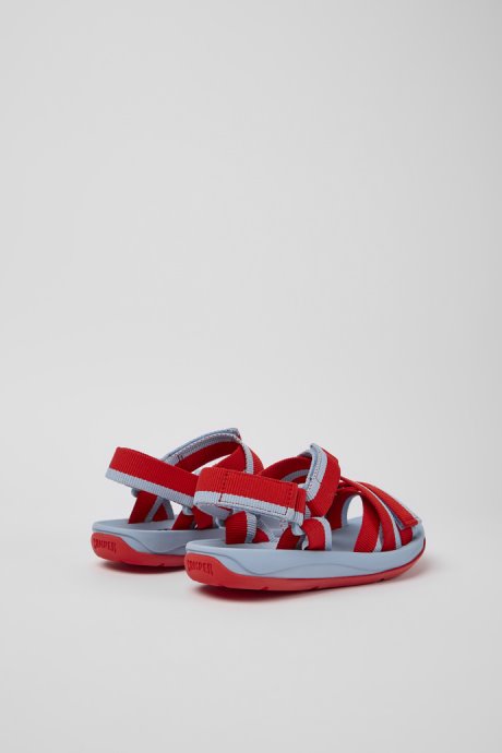 Match Red And Blue Recycled Pet Sandals For Women Exclusive Camper