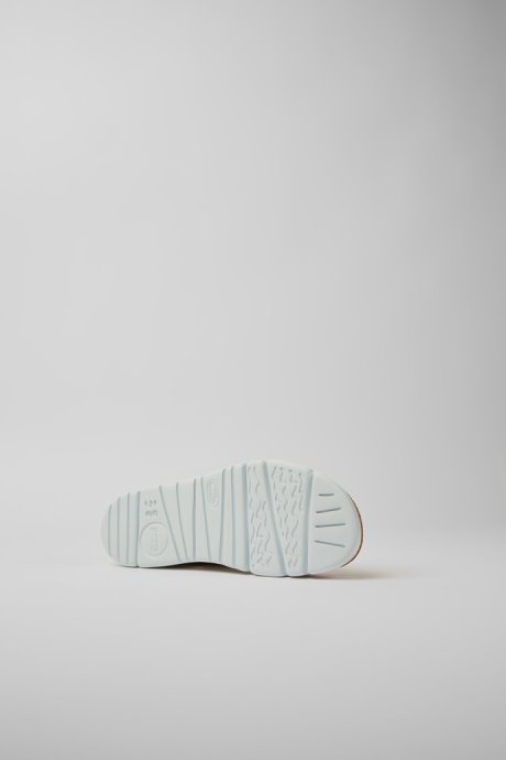 Oruga White And Pink Leather Sandals For Women Camper New Arrivals