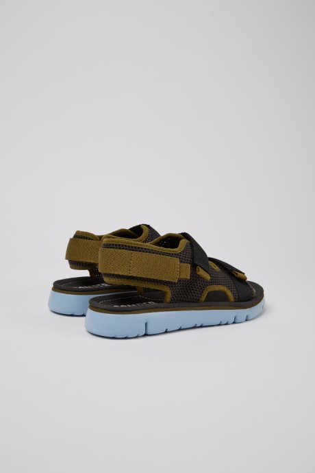 Camper Oruga Grey Green And Black Sandals For Women New Arrivals