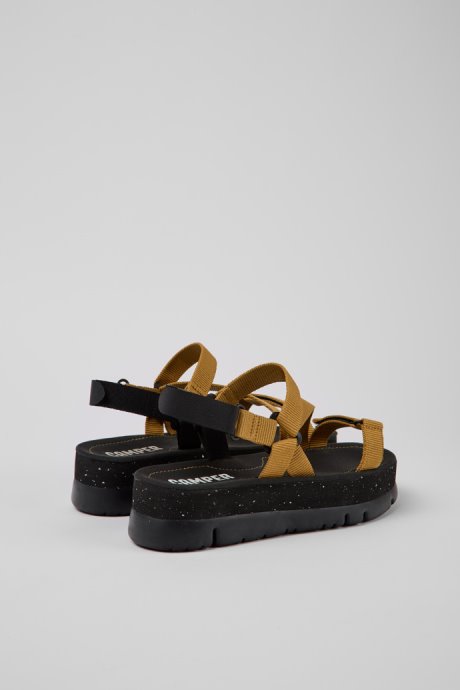 Exclusive Camper Oruga Up Brown Recycled Pet Sandals For Women