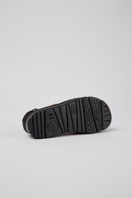 Exclusive Camper Oruga Up Brown Recycled Pet Sandals For Women