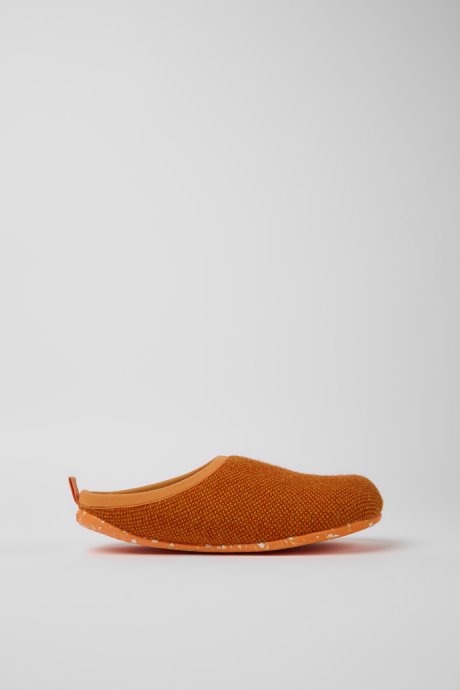 Camper Wabi Orange Wool And Viscose Slippers For Women New Arrivals