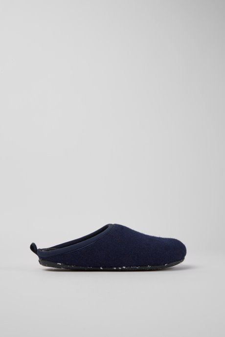 Exclusive Camper Wabi Blue Wool Women's Slippers