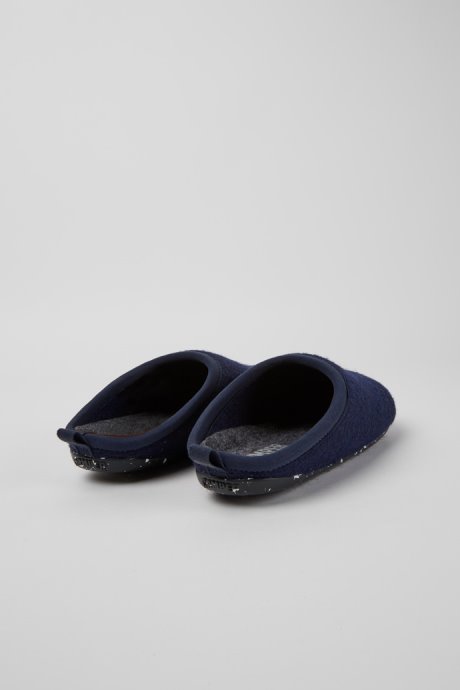 Exclusive Camper Wabi Blue Wool Women's Slippers