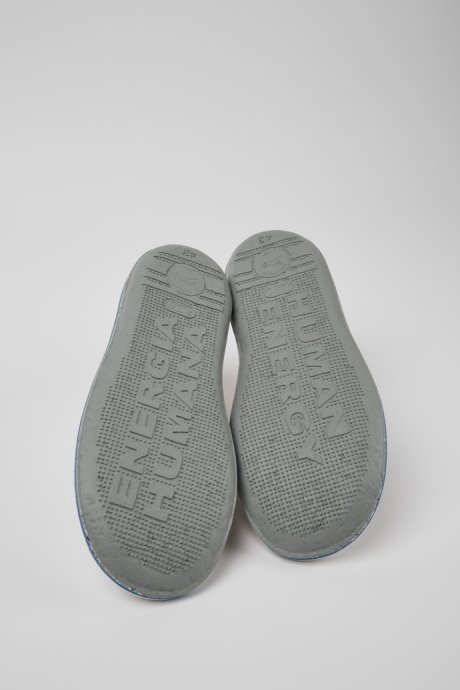 Camper Design Beetle White Non-Dyed Leather Sneakers For Men