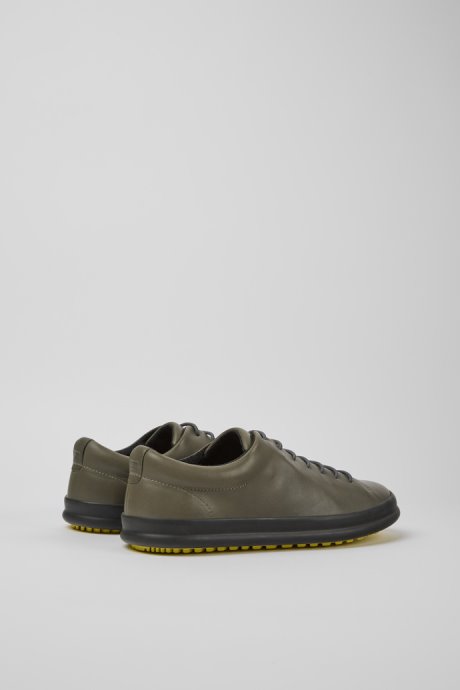 Exclusive Camper Chasis Grey Leather Shoes For Men