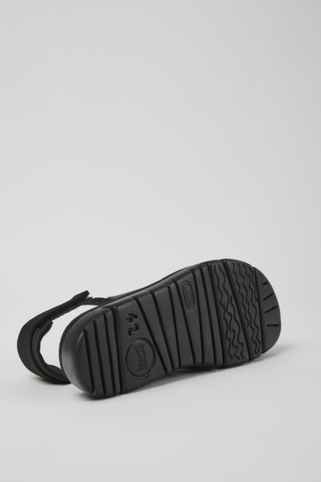 Exclusive Camper Oruga Brown Leather And Textile Sandals For Men