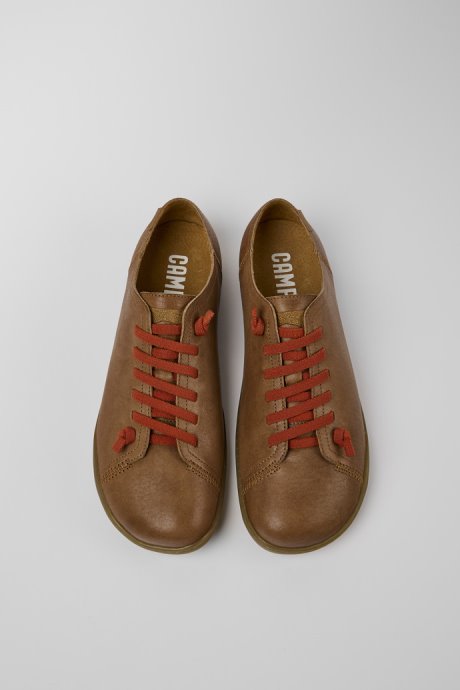 Exclusive Camper Peu Brown Leather Shoes For Men