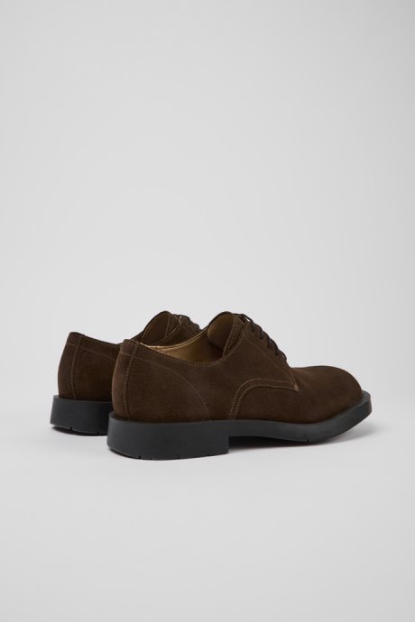 Design Mil 1978 Brown Nubuck Shoes For Men Camper