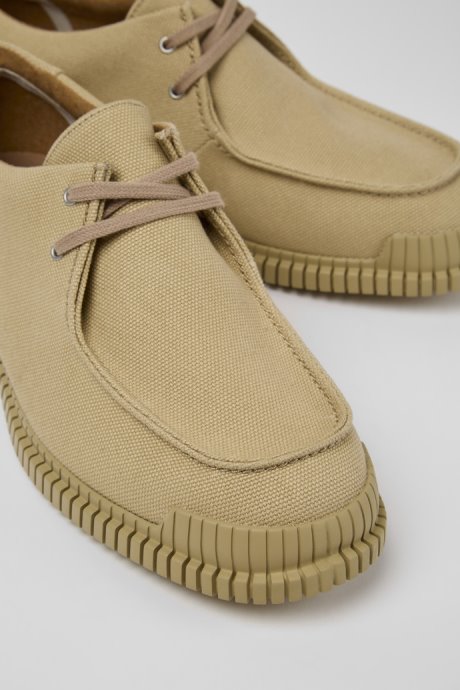 Camper Pix Beige Recycled Cotton Shoes For Men New Arrivals