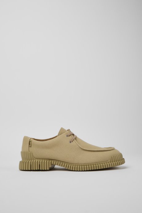 Camper Pix Beige Recycled Cotton Shoes For Men New Arrivals