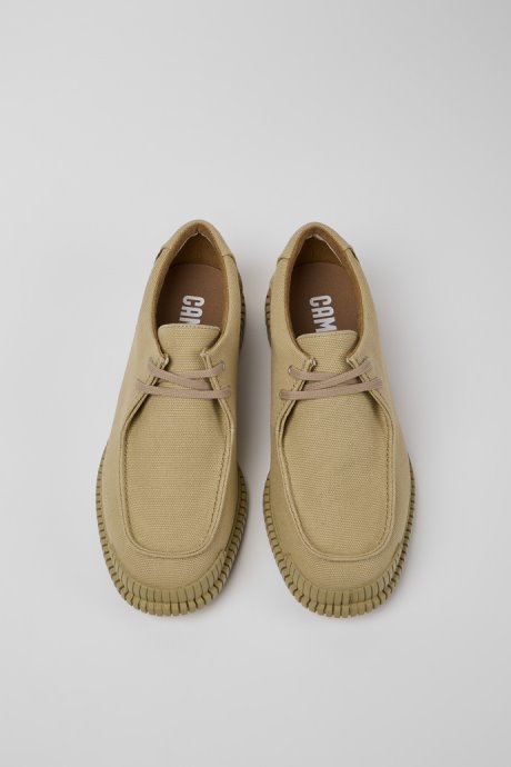 Camper Pix Beige Recycled Cotton Shoes For Men New Arrivals