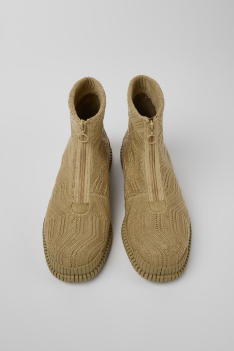 Pix Beige Ankle Boots For Men Camper New Arrivals