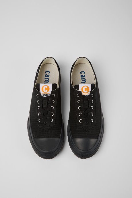 Camper Camaleon Black Recycled Cotton Sneakers For Men New Arrivals