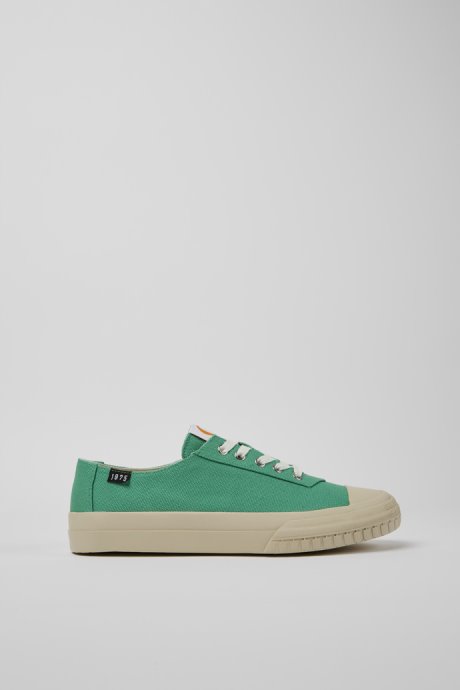 Camaleon Green Recycled Cotton Sneakers For Men Exclusive Camper