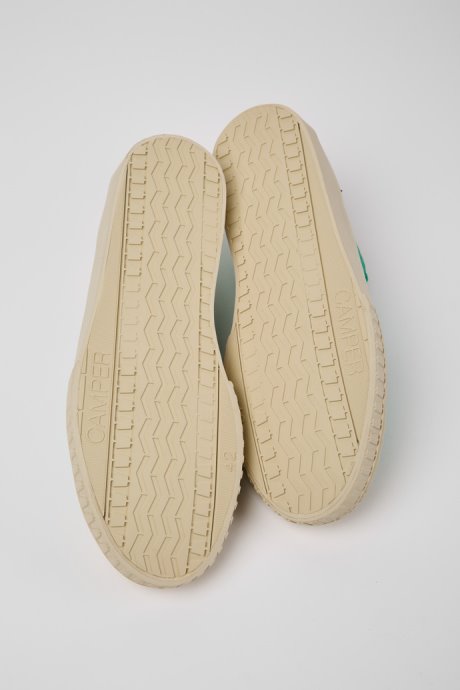 Camaleon Green Recycled Cotton Sneakers For Men Exclusive Camper