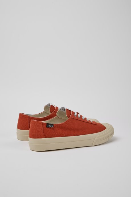 Camper Camaleon Red Recycled Cotton Sneakers For Men New Arrivals