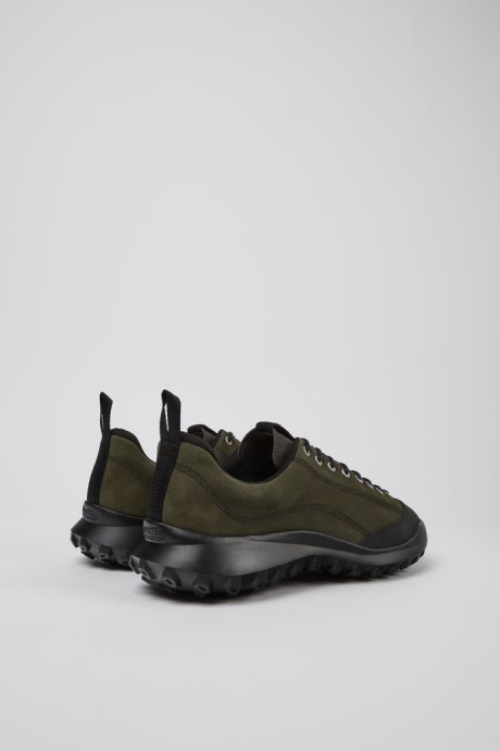 Camper Design Crclr Gore-Tex Green Nubuck And Textile Sneakers For Men