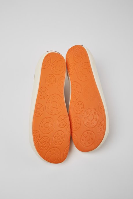 Peu Rambla Beige Recycled Cotton Sneakers For Men Exclusive Camper