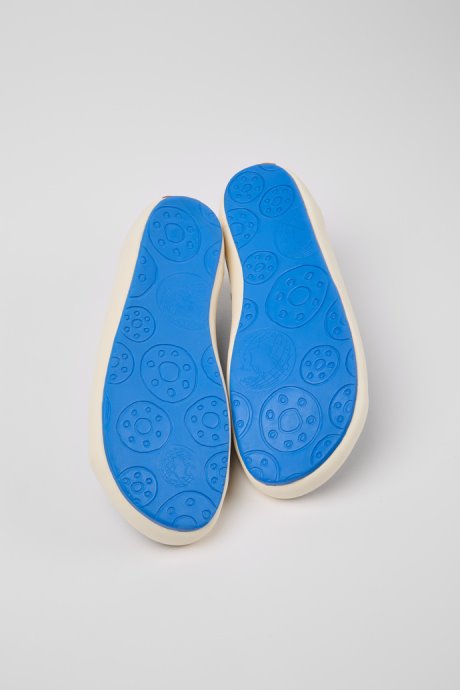 Peu Rambla Grey Recycled Cotton Sneakers For Men Camper New Arrivals