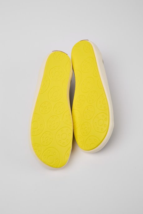 Camper Design Peu Rambla Green Recycled Cotton Sneakers For Men